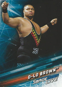 WWE Topps Smackdown 2019 Trading Cards D-Lo Brown No.71