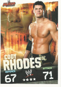WWE Topps Slam Attax Evolution 2010 Trading Cards Cody Rhodes No.71