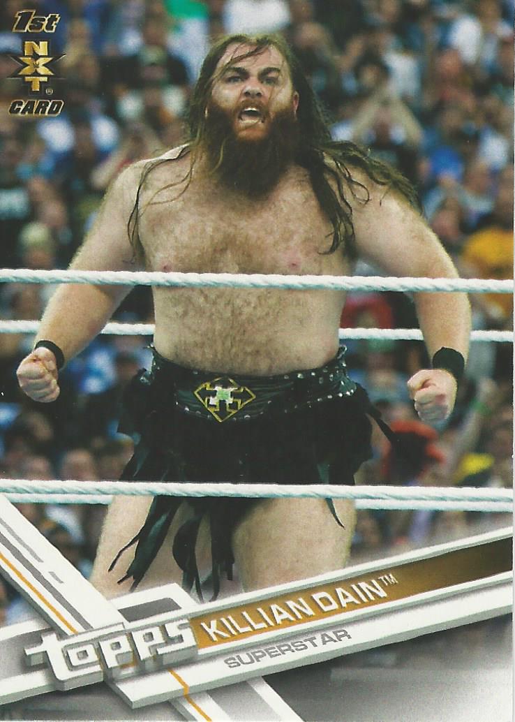 WWE Topps Then Now Forever 2017 Trading Card Killian Dain No.172