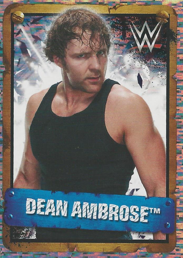 WWE Topps Stickers 2017 Dean Ambrose Foil No.71