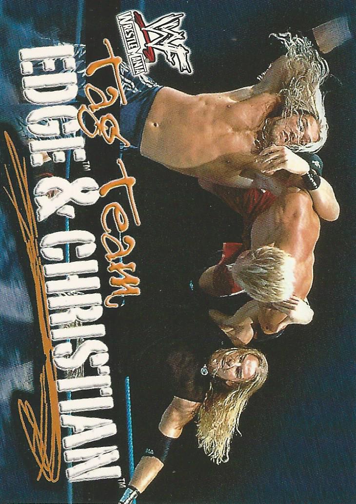 WWF Fleer Wrestlemania 2001 Trading Cards Edge and Christian No.71