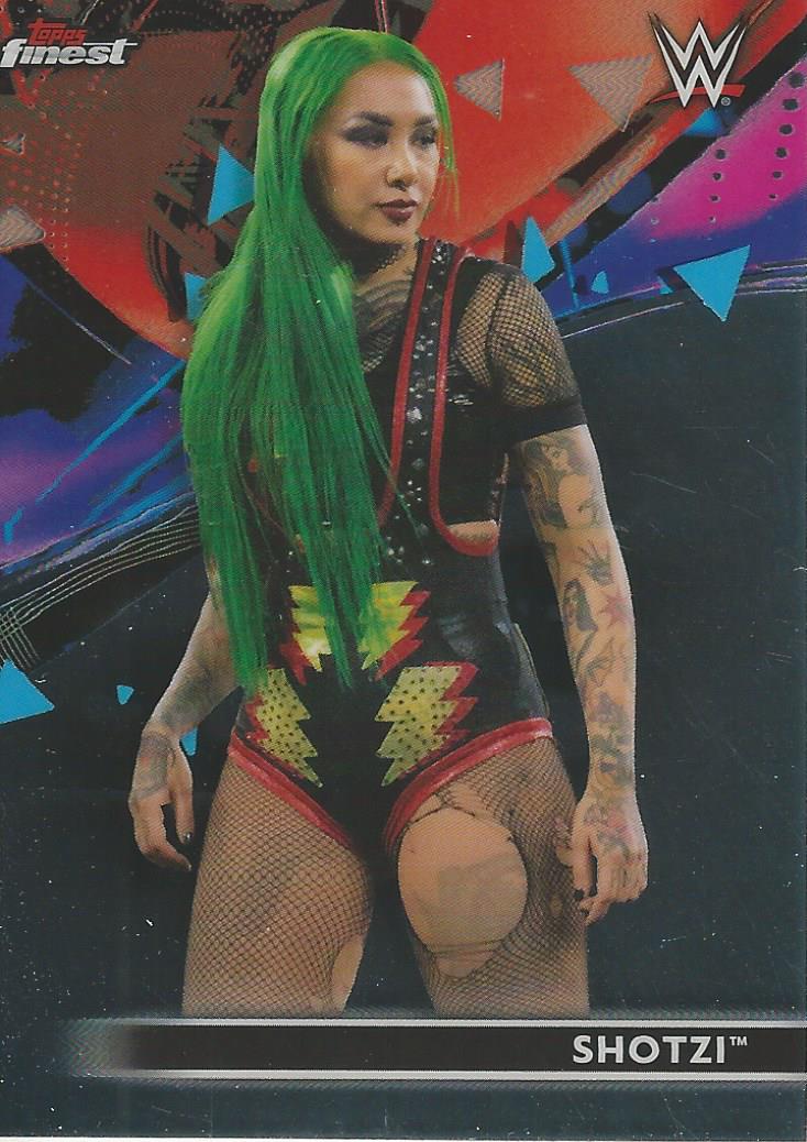WWE Topps Finest 2021 Trading Cards Shotzi No.71