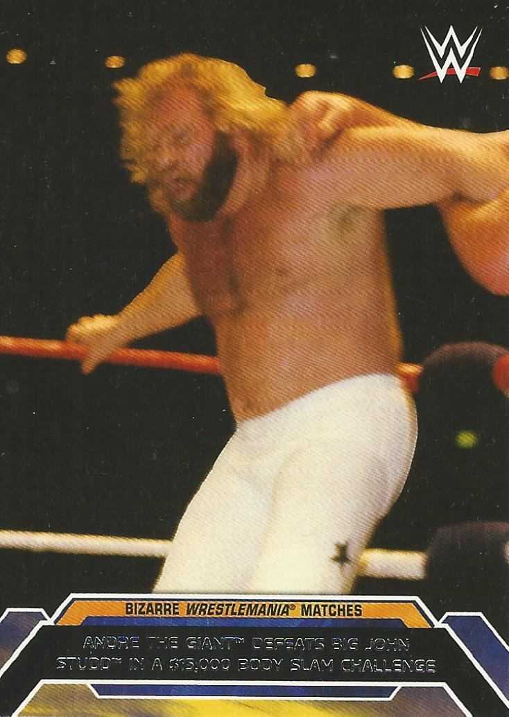 WWE Topps Road to Wrestlemania 2015 Trading Cards Big John Studd 1 of 10