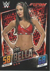 WWE Topps Slam Attax 2015 Then Now Forever Trading Card Brie Bella No.71