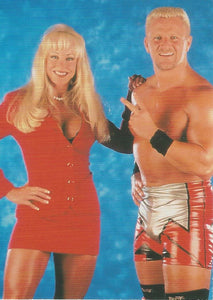 WWF Comic Images Smackdown Card 1999 Jeff Jarrett & Debra No.71