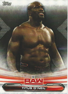 WWE Topps Raw 2019 Trading Card Titus O'Neil No.71