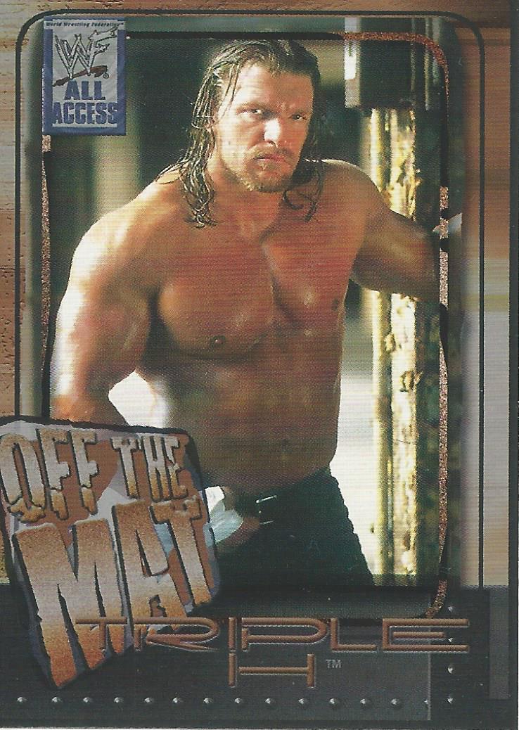 WWF Fleer All Access Trading Cards 2002 Triple H No.71