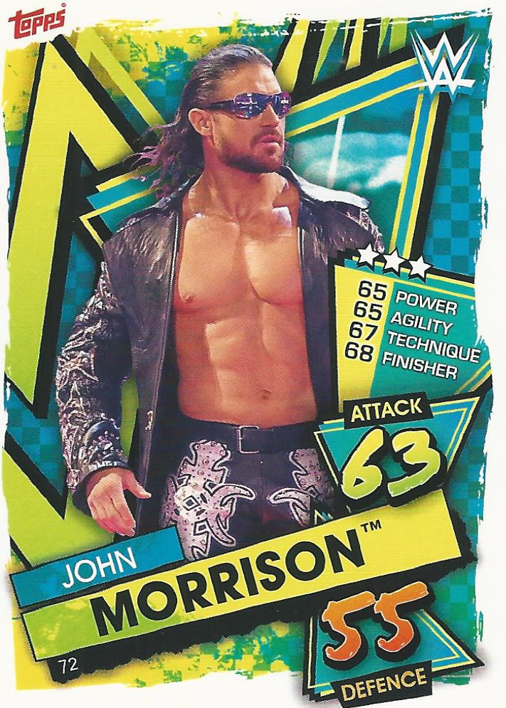 WWE Topps Slam Attax 2021 Trading Card John Morrison No.72