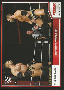 WWE Topps Road to Wrestlemania 2014 Trading Cards Curtis Axel No.12