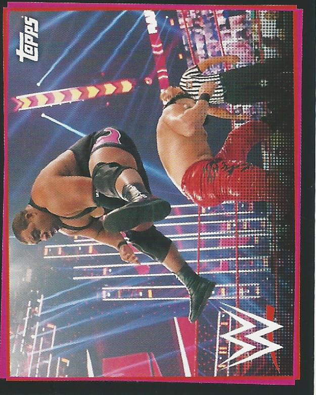 WWE Topps Road to Wrestlemania Stickers 2021 Keith Lee No.72