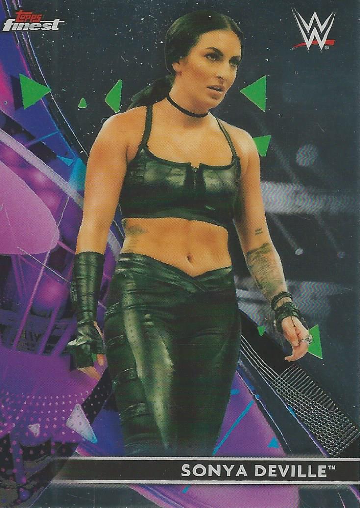 WWE Topps Finest 2021 Trading Cards Sonya Deville No.72