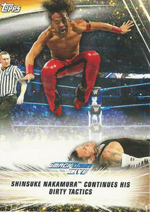 WWE Topps Summerslam 2019 Trading Card Shinsuke Nakamura No.72