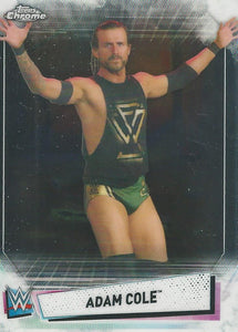 WWE Topps Chrome 2021 Trading Cards Adam Cole No.72