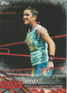 WWE Topps Women Division 2017 Trading Card Bayley WWE-22