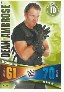 WWE Topps Slam Attax Rivals 2014 Trading Card Dean Ambrose No.72