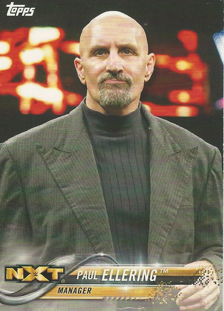 WWE Topps 2018 Trading Cards Paul Ellering No.72