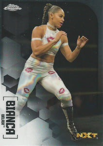 WWE Topps Chrome 2020 Trading Cards Bianca Belair No.72