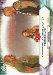 WWE Topps 2021 Trading Cards Edge and Randy Orton No.72