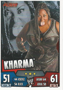 WWE Topps Slam Attax Rumble 2011 Trading Card Kharma No.72