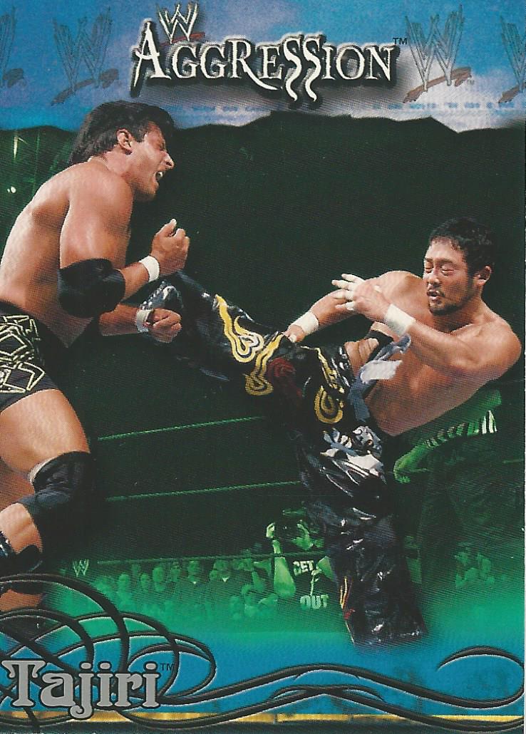 WWE Fleer Aggression Trading Card 2003 Tajiri No.72