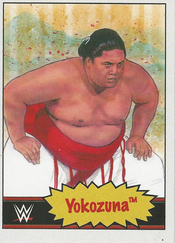 WWE Topps Living Set Trading Cards 2021 Yokozuna No.72