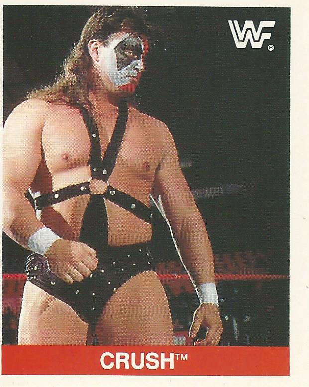 WWF Merlin Sticker Collection 1990 Demolition Crush No.74