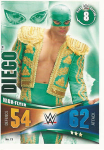 WWE Topps Slam Attax Rivals 2014 Trading Card Diego No.73