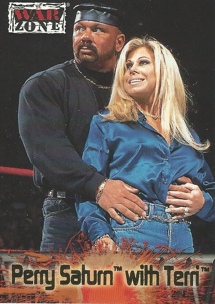 WWF Fleer Raw 2001 Trading Cards Perry Saturn and Terri Runnels No.73