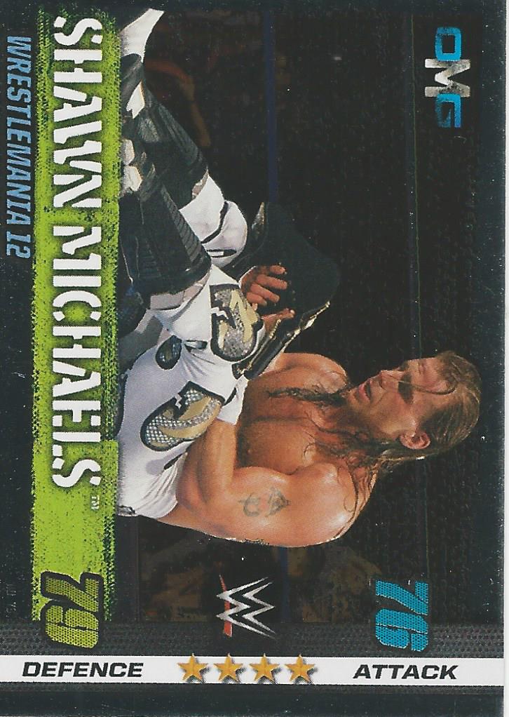 WWE Topps Slam Attax 10th Edition Trading Card Shawn Michaels No.73