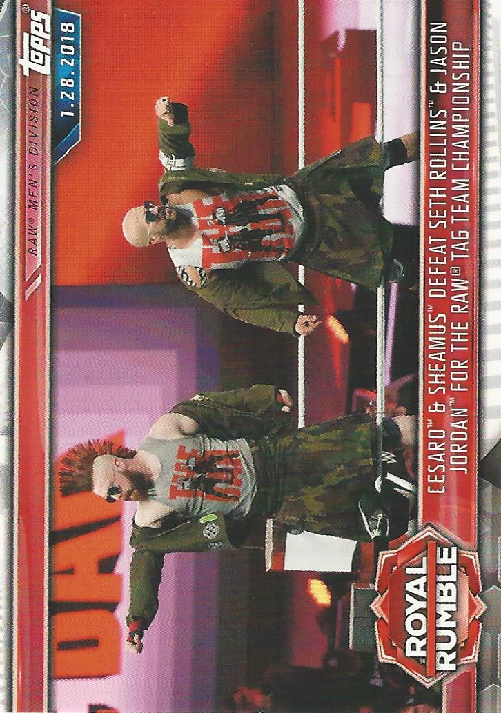 WWE Topps Champions 2019 Trading Cards The Bar No.23