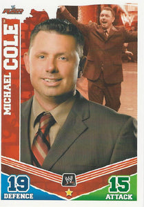 WWE Topps Slam Attax Mayhem 2010 Trading Card Michael Cole No.73