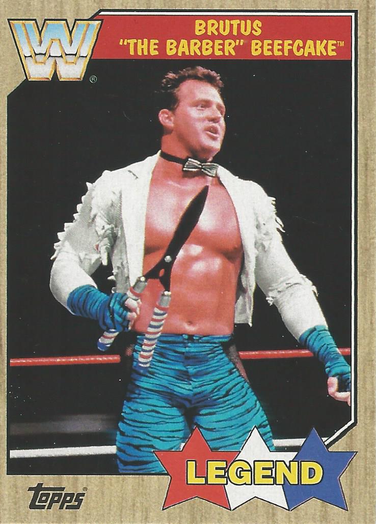 WWE Topps Heritage 2017 Trading Card Brutus Beefcake No.73