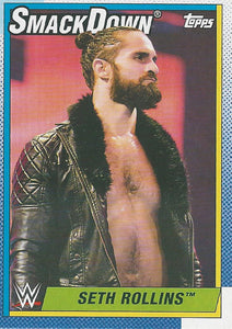 WWE Topps Heritage 2021 Trading Card Seth Rollins No.73