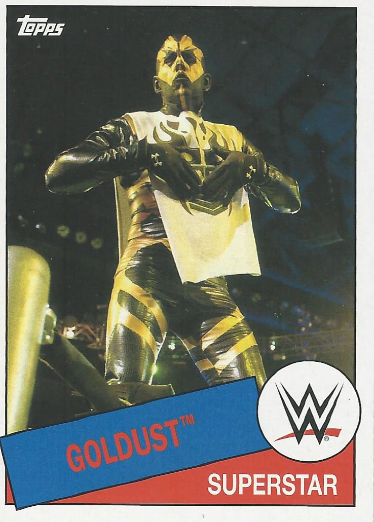 WWE Topps Heritage 2015 Trading Card Goldust No.73