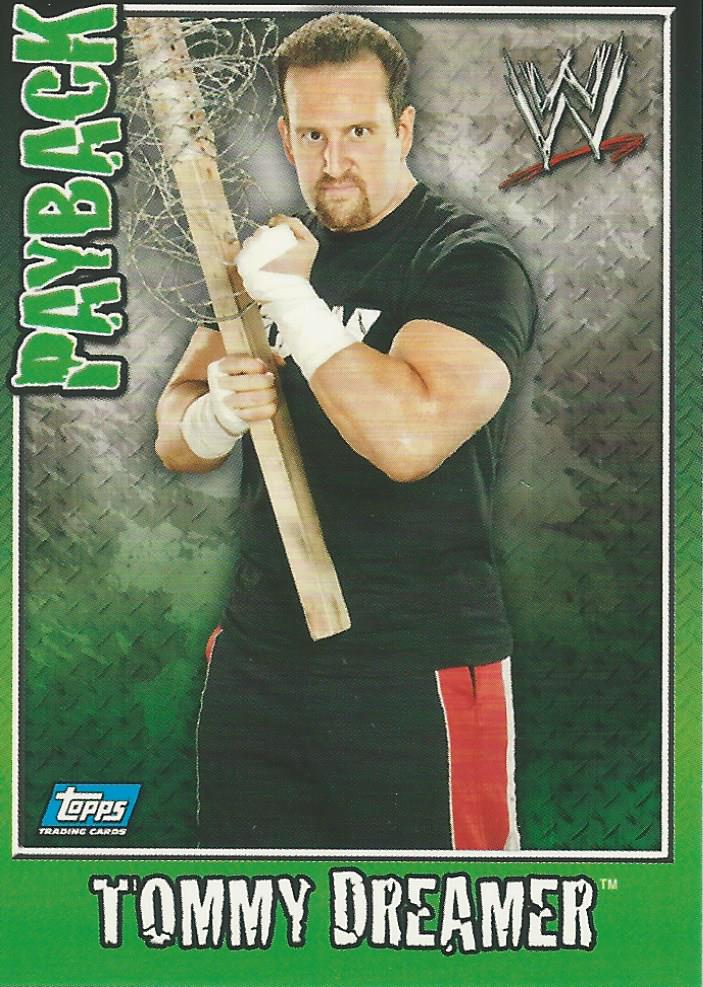 WWE Topps Payback 2006 Trading Card Tommy Dreamer No.73