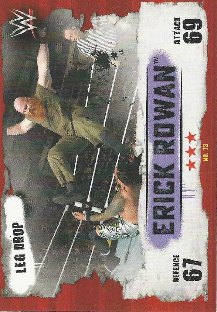 WWE Topps Slam Attax Takeover 2016 Trading Card Erick Rowan No.73