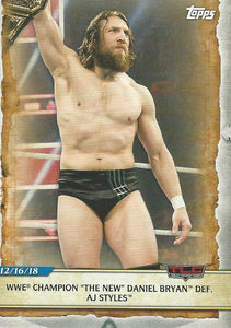 WWE Topps Road to Wrestlemania 2020 Trading Cards Daniel Bryan No.73
