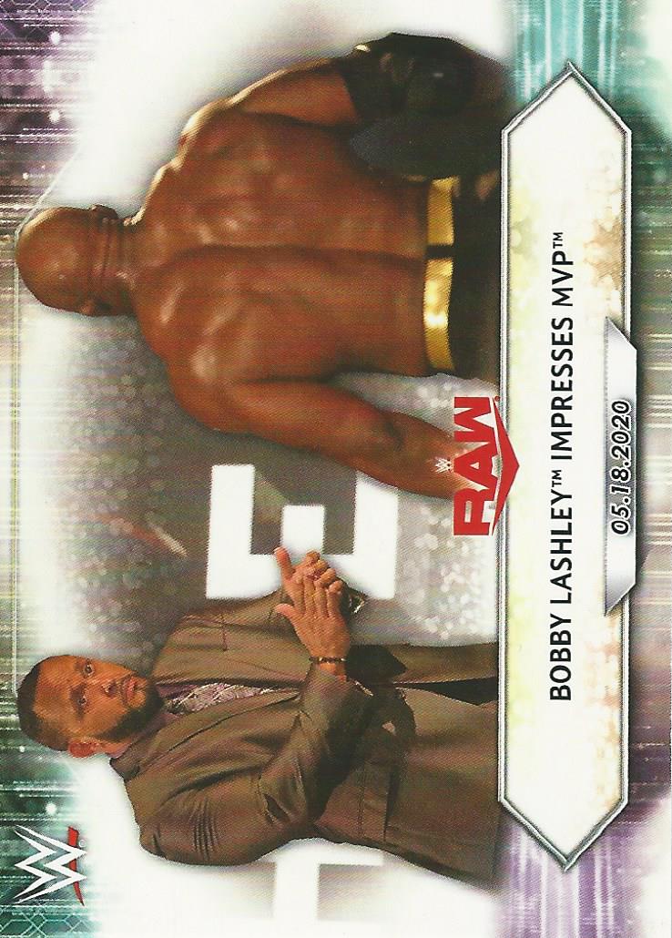 WWE Topps 2021 Trading Cards Bobby Lashley and MVP No.74