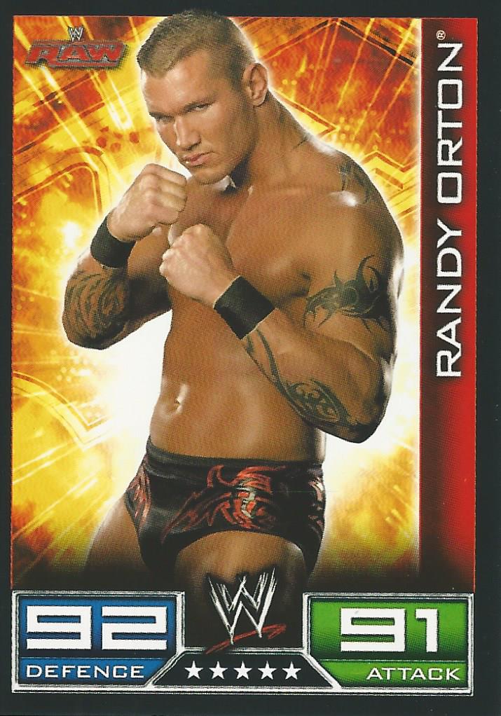 WWE Topps Slam Attax 2008 Trading Cards Randy Orton No.74
