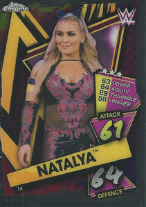 WWE Topps Slam Attax Chrome 2021 Trading Cards Natalya No.74