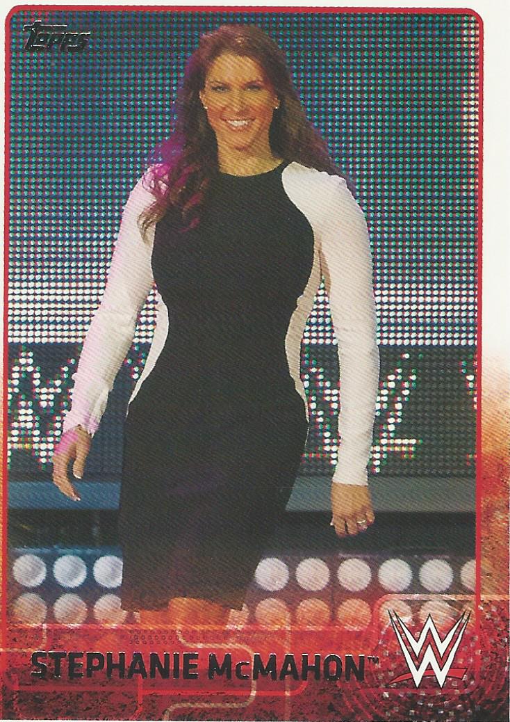 WWE Topps 2015 Trading Card Stephanie McMahon No.74