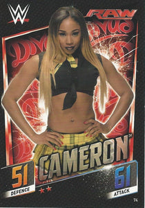 WWE Topps Slam Attax 2015 Then Now Forever Trading Card Cameron No.74