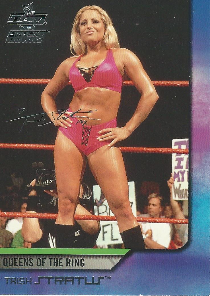 WWE Fleer Raw vs Smackdown Trading Card 2002 Trish Stratus No.74