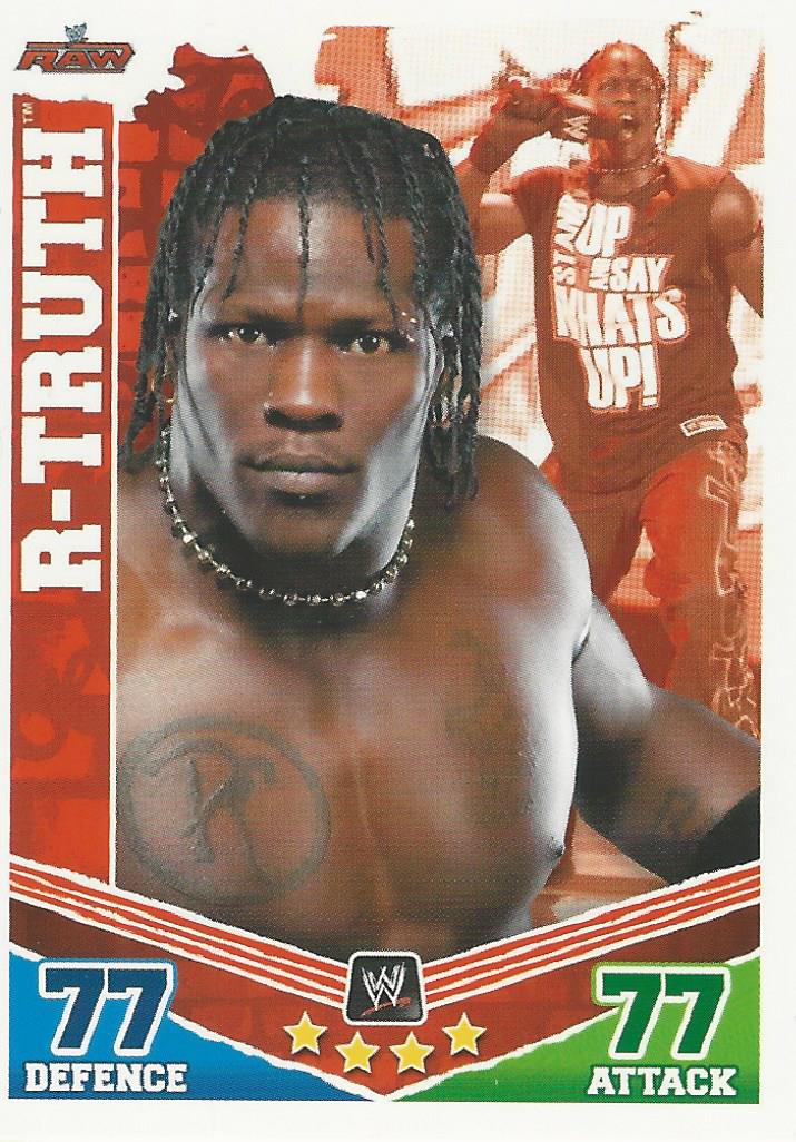WWE Topps Slam Attax Mayhem 2010 Trading Card R-Truth No.75