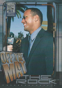 WWF Fleer All Access Trading Cards 2002 The Rock No.75