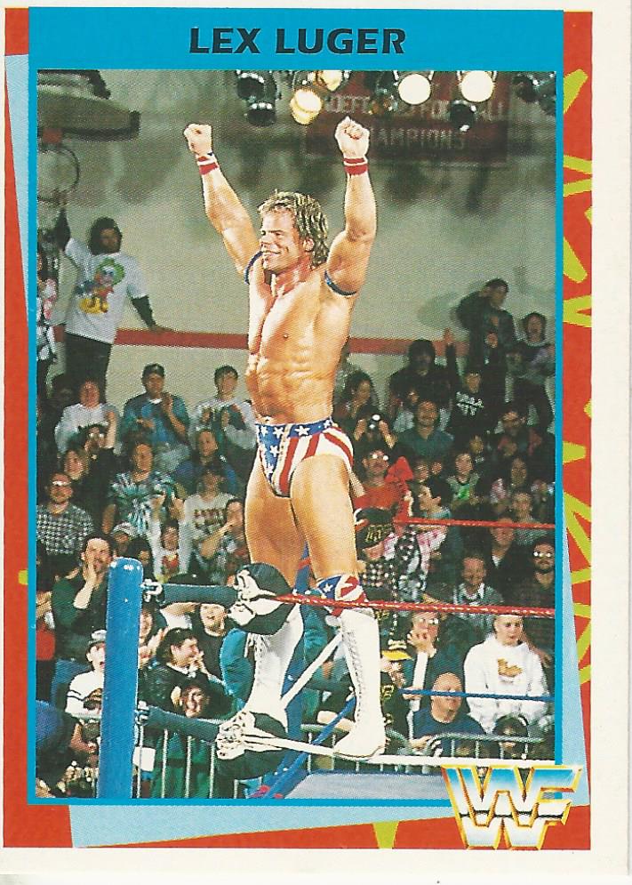 WWF Merlin Trading Card 1995 Lex Luger No.75