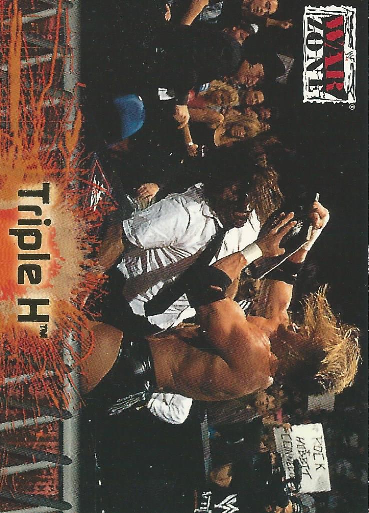 WWF Fleer Raw 2001 Trading Cards Triple H No.75