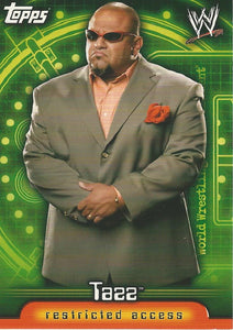 WWE Topps Insider 2006 Trading Card Tazz No.75