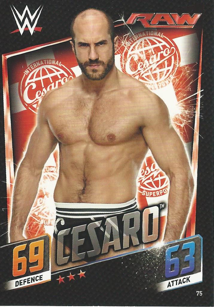 WWE Topps Slam Attax 2015 Then Now Forever Trading Card Cesaro No.75