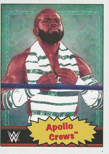 WWE Topps Living Set Trading Cards 2021 Apollo Crews No.75